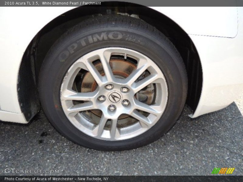 White Diamond Pearl / Parchment 2010 Acura TL 3.5