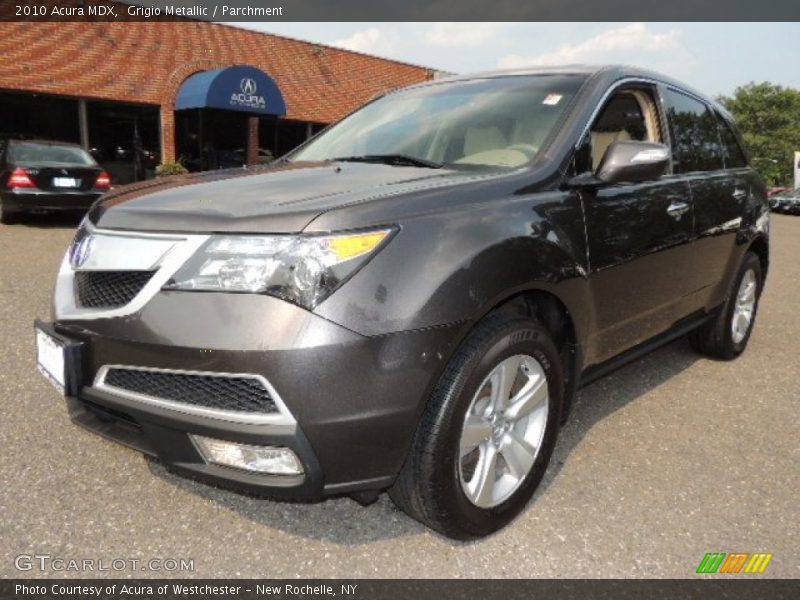 Grigio Metallic / Parchment 2010 Acura MDX