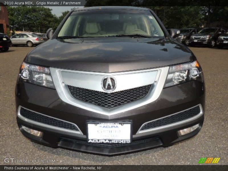 Grigio Metallic / Parchment 2010 Acura MDX