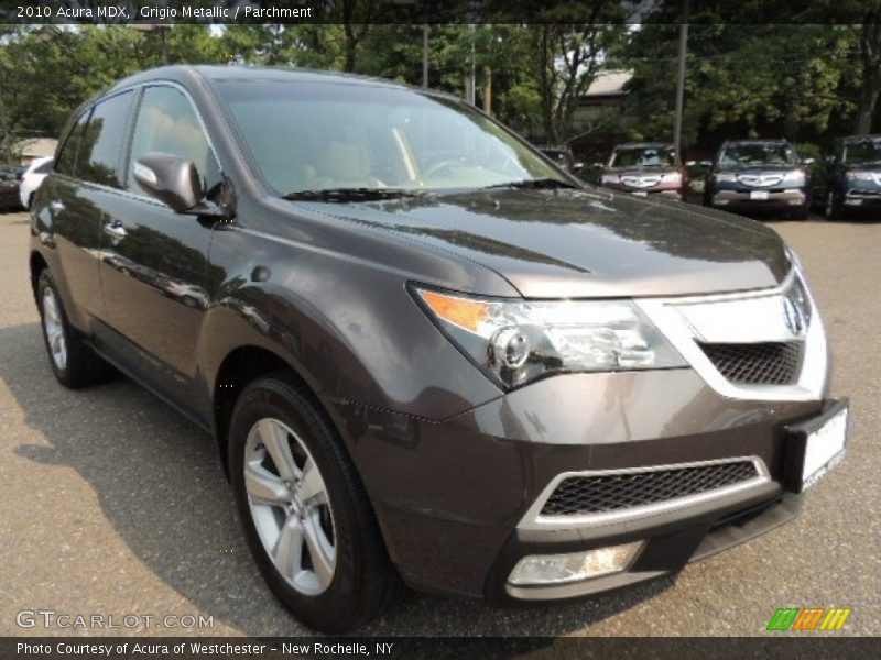 Grigio Metallic / Parchment 2010 Acura MDX