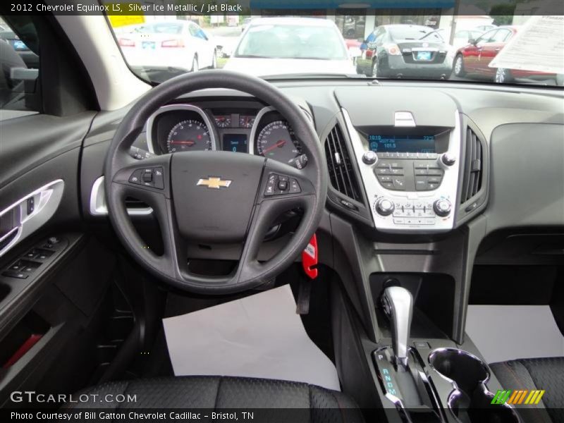 Silver Ice Metallic / Jet Black 2012 Chevrolet Equinox LS