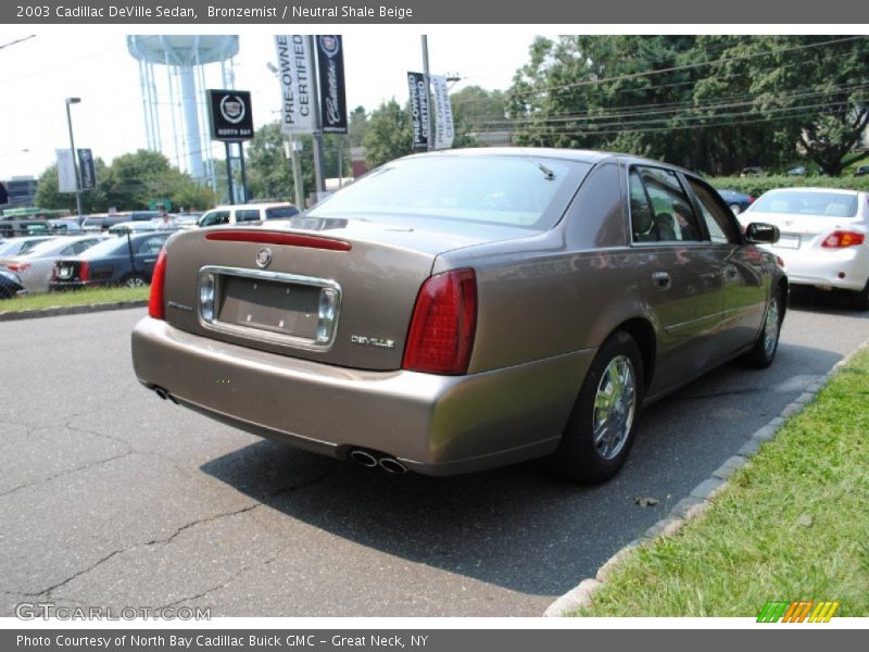 Bronzemist / Neutral Shale Beige 2003 Cadillac DeVille Sedan
