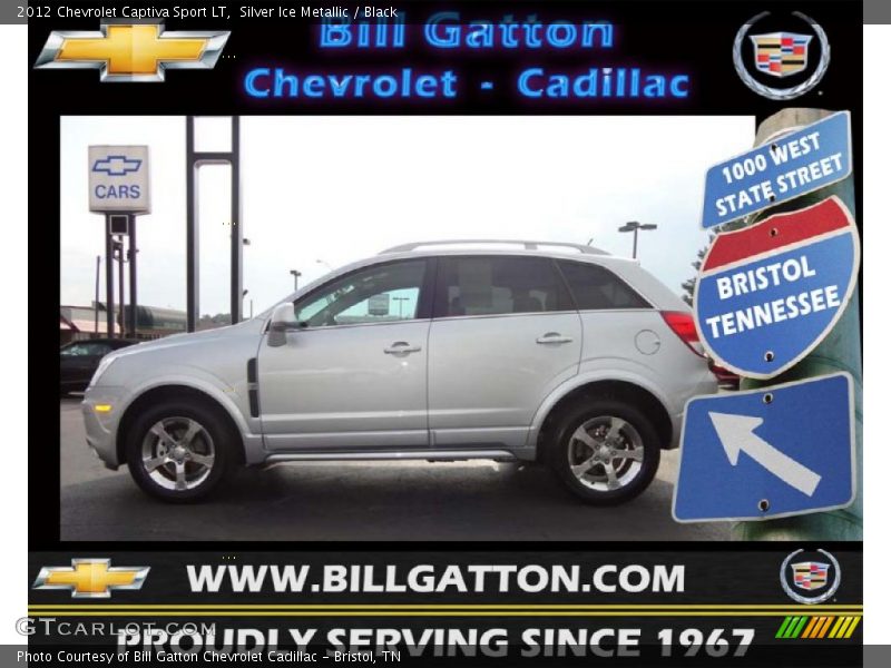Silver Ice Metallic / Black 2012 Chevrolet Captiva Sport LT