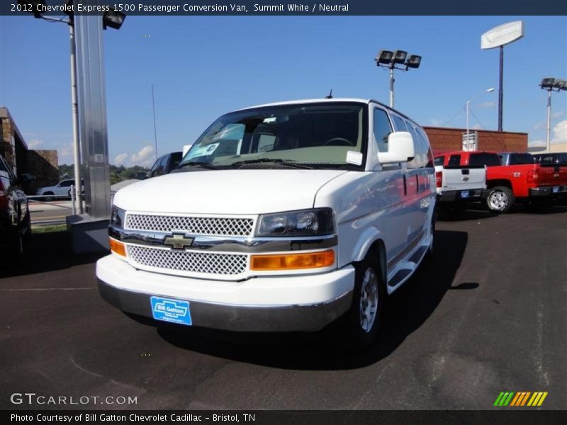 Summit White / Neutral 2012 Chevrolet Express 1500 Passenger Conversion Van