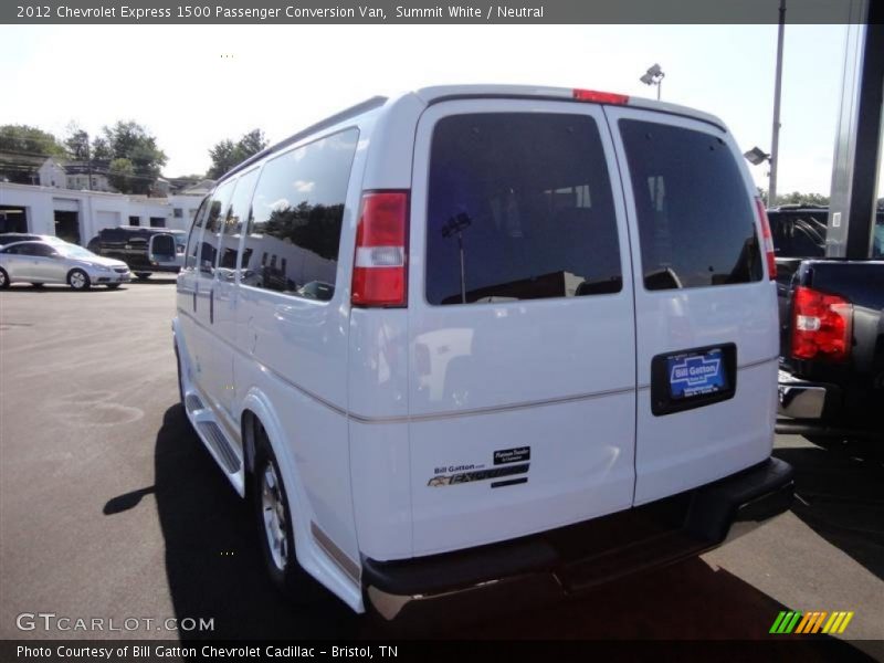Summit White / Neutral 2012 Chevrolet Express 1500 Passenger Conversion Van