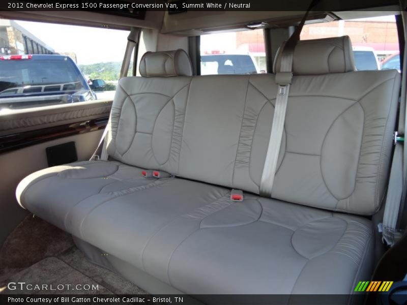 Rear Seat of 2012 Express 1500 Passenger Conversion Van