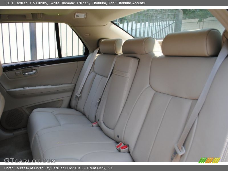 White Diamond Tricoat / Titanium/Dark Titanium Accents 2011 Cadillac DTS Luxury