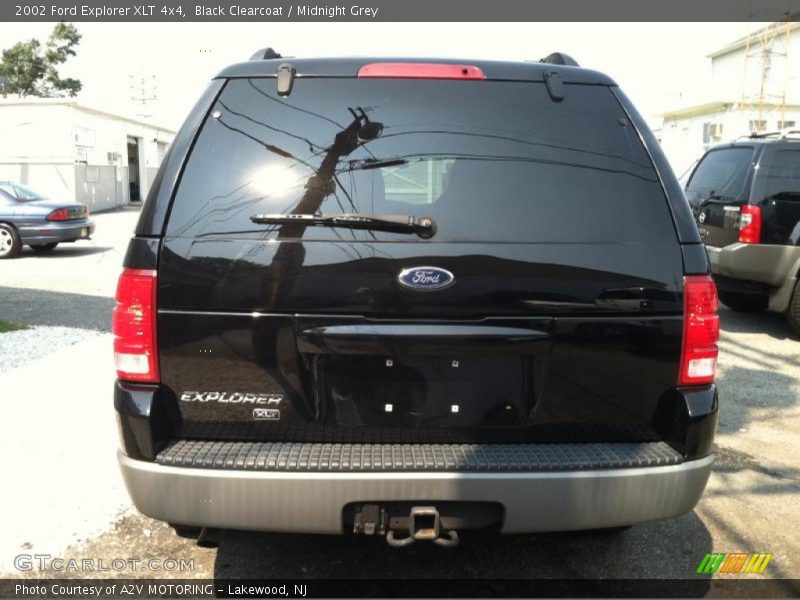 Black Clearcoat / Midnight Grey 2002 Ford Explorer XLT 4x4