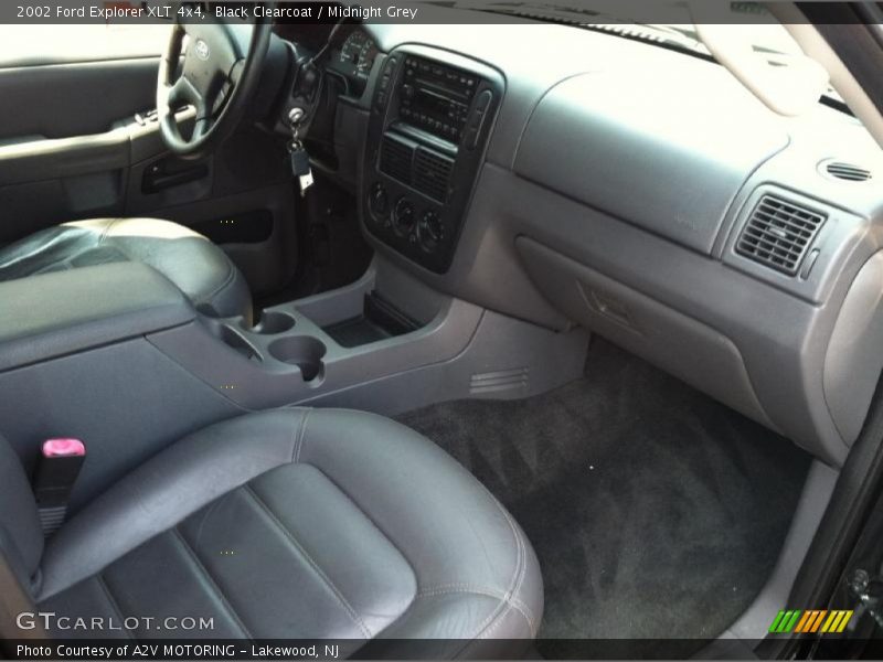 Black Clearcoat / Midnight Grey 2002 Ford Explorer XLT 4x4