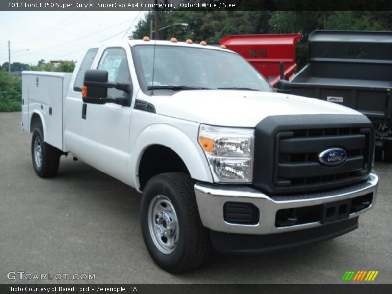 Front 3/4 View of 2012 F350 Super Duty XL SuperCab 4x4 Commercial