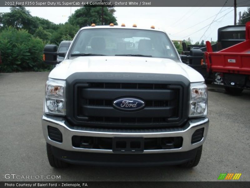 Oxford White / Steel 2012 Ford F350 Super Duty XL SuperCab 4x4 Commercial