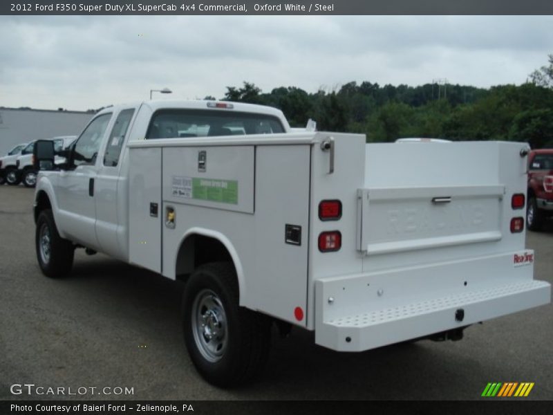  2012 F350 Super Duty XL SuperCab 4x4 Commercial Oxford White