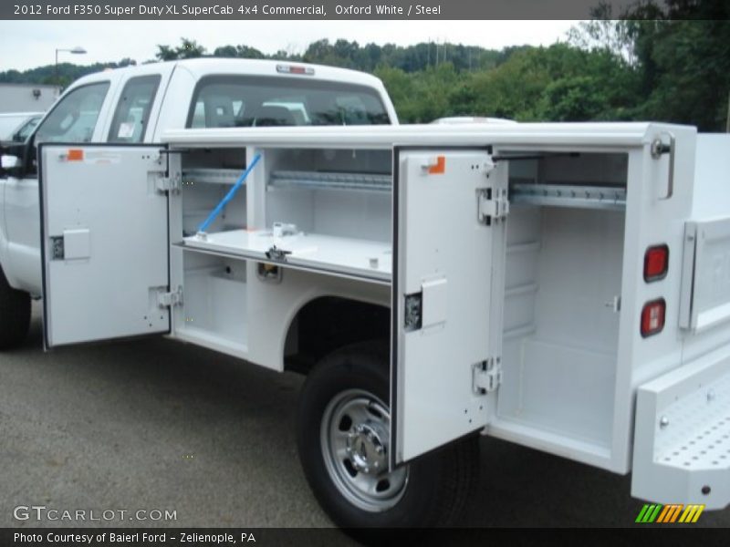 Oxford White / Steel 2012 Ford F350 Super Duty XL SuperCab 4x4 Commercial