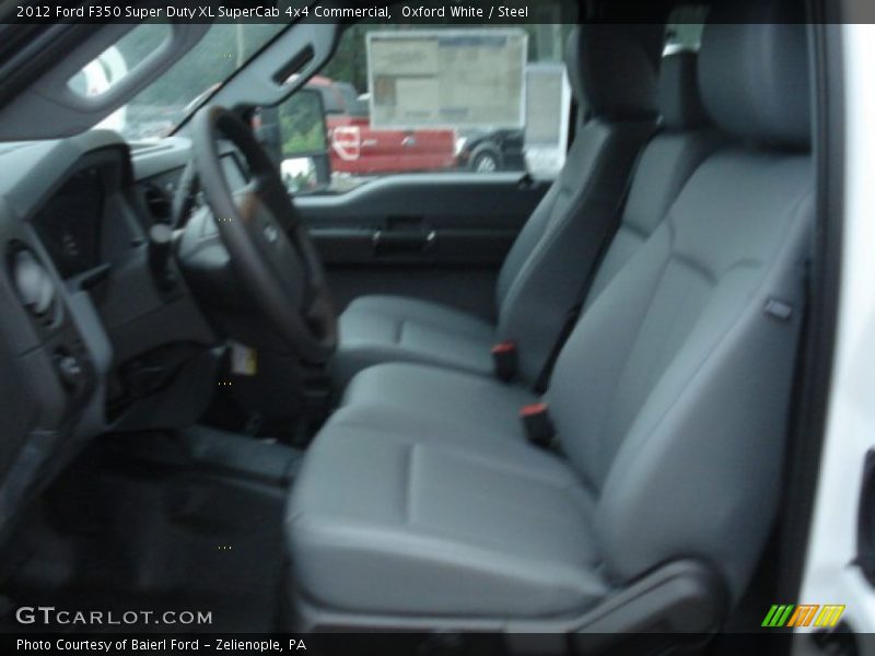 Oxford White / Steel 2012 Ford F350 Super Duty XL SuperCab 4x4 Commercial