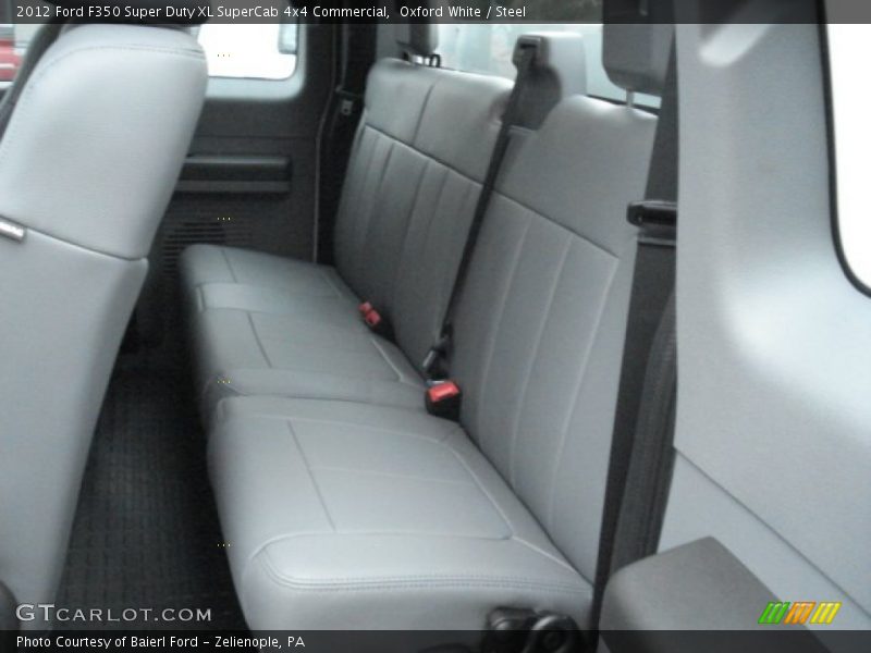 Rear Seat of 2012 F350 Super Duty XL SuperCab 4x4 Commercial