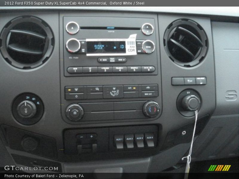 Controls of 2012 F350 Super Duty XL SuperCab 4x4 Commercial