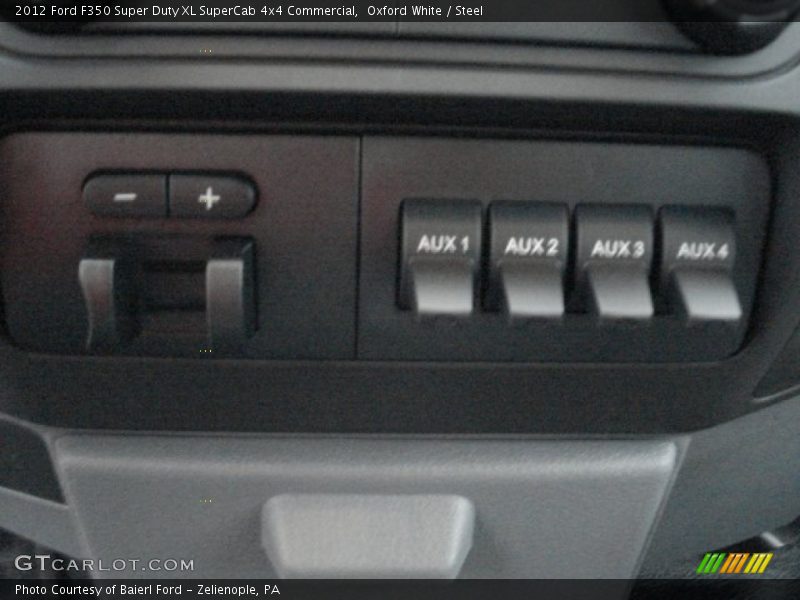 Controls of 2012 F350 Super Duty XL SuperCab 4x4 Commercial