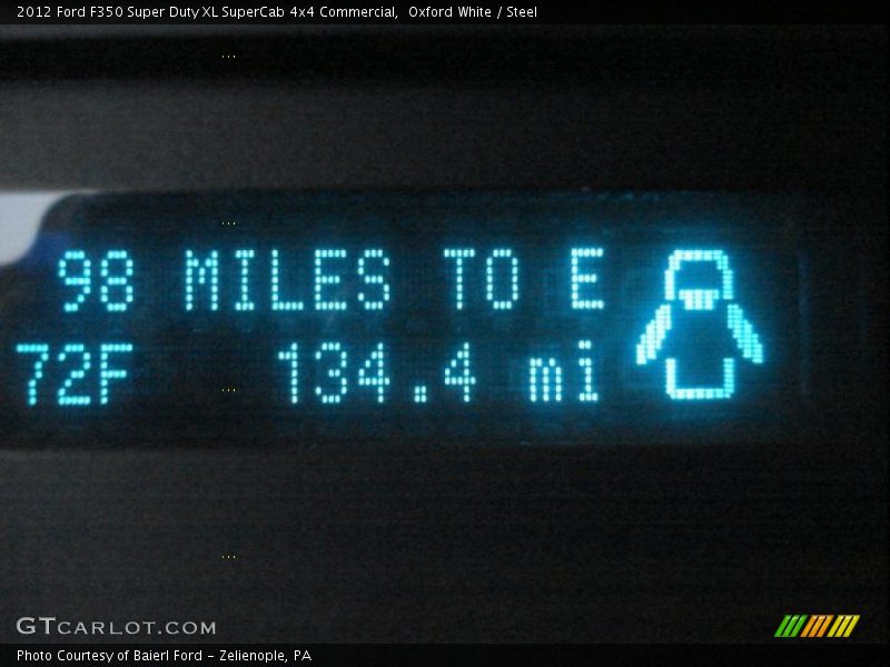 Oxford White / Steel 2012 Ford F350 Super Duty XL SuperCab 4x4 Commercial