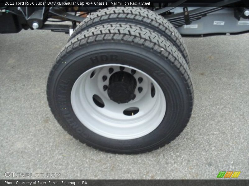  2012 F550 Super Duty XL Regular Cab 4x4 Chassis Wheel