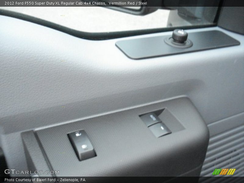 Vermillion Red / Steel 2012 Ford F550 Super Duty XL Regular Cab 4x4 Chassis