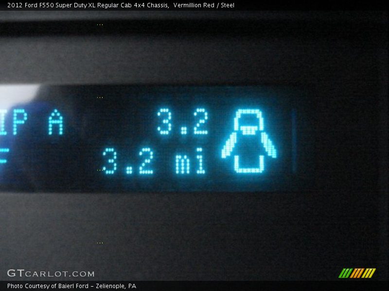 Vermillion Red / Steel 2012 Ford F550 Super Duty XL Regular Cab 4x4 Chassis