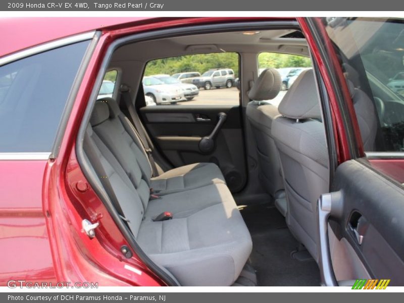 Tango Red Pearl / Gray 2009 Honda CR-V EX 4WD