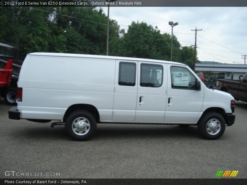 Oxford White / Medium Flint 2012 Ford E Series Van E250 Extended Cargo
