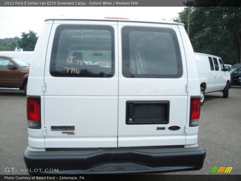 Oxford White / Medium Flint 2012 Ford E Series Van E250 Extended Cargo