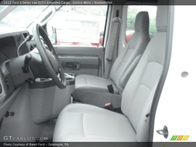 Oxford White / Medium Flint 2012 Ford E Series Van E250 Extended Cargo