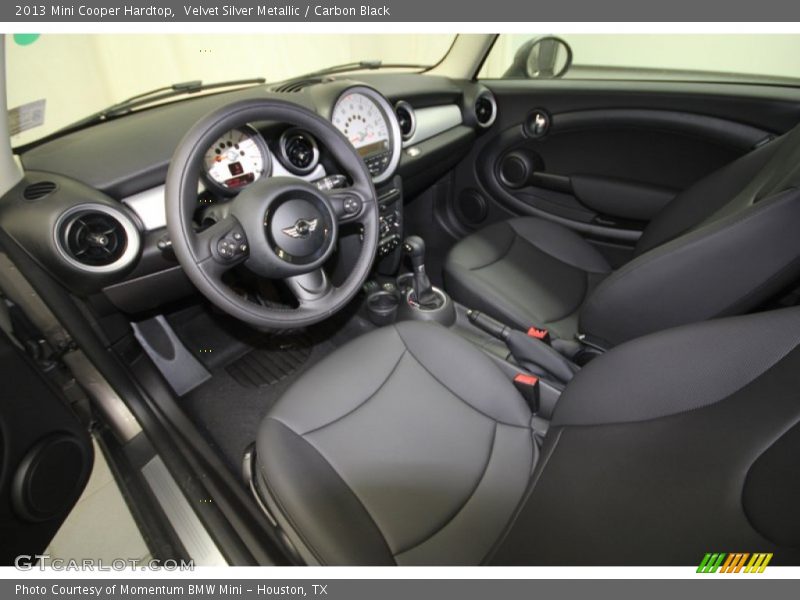 Carbon Black Interior - 2013 Cooper Hardtop 