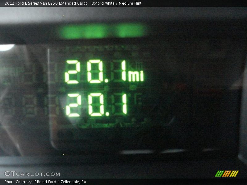 Oxford White / Medium Flint 2012 Ford E Series Van E250 Extended Cargo