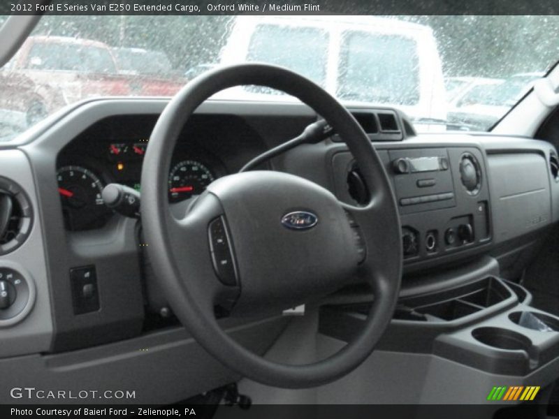 Oxford White / Medium Flint 2012 Ford E Series Van E250 Extended Cargo