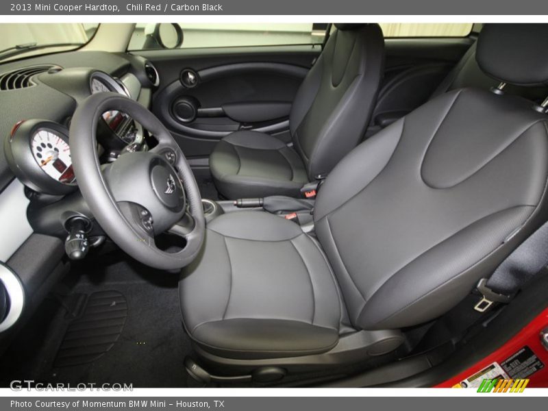 Chili Red / Carbon Black 2013 Mini Cooper Hardtop