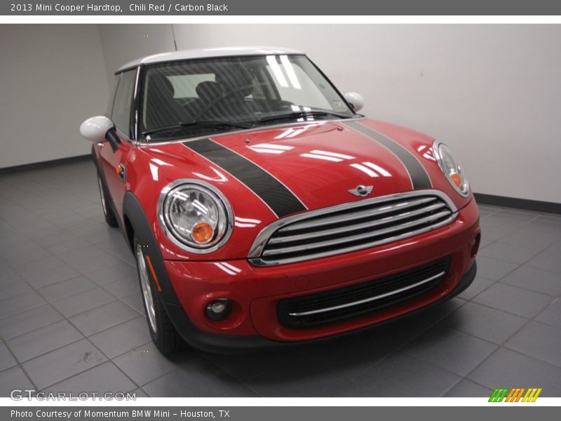 Chili Red / Carbon Black 2013 Mini Cooper Hardtop