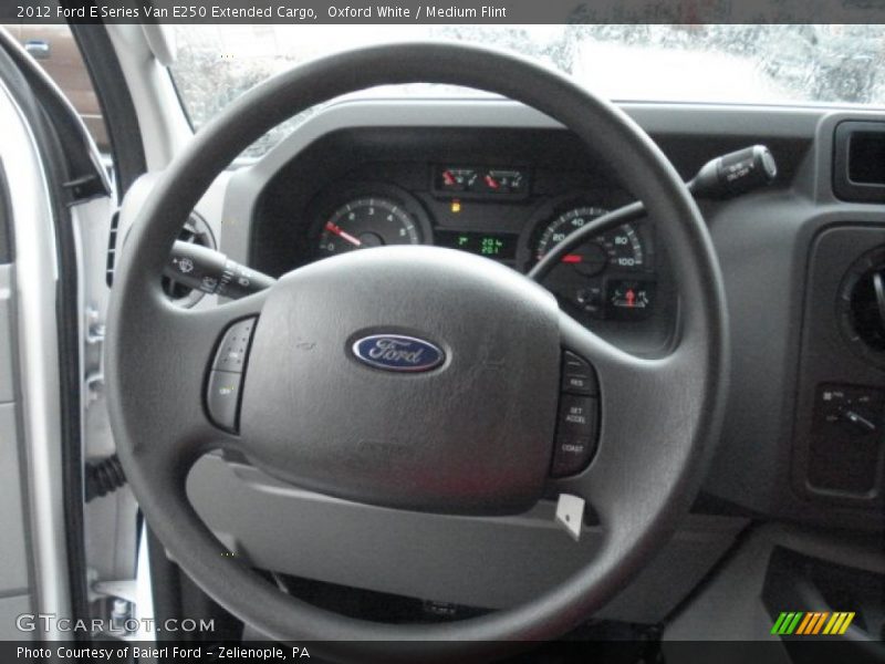 Oxford White / Medium Flint 2012 Ford E Series Van E250 Extended Cargo