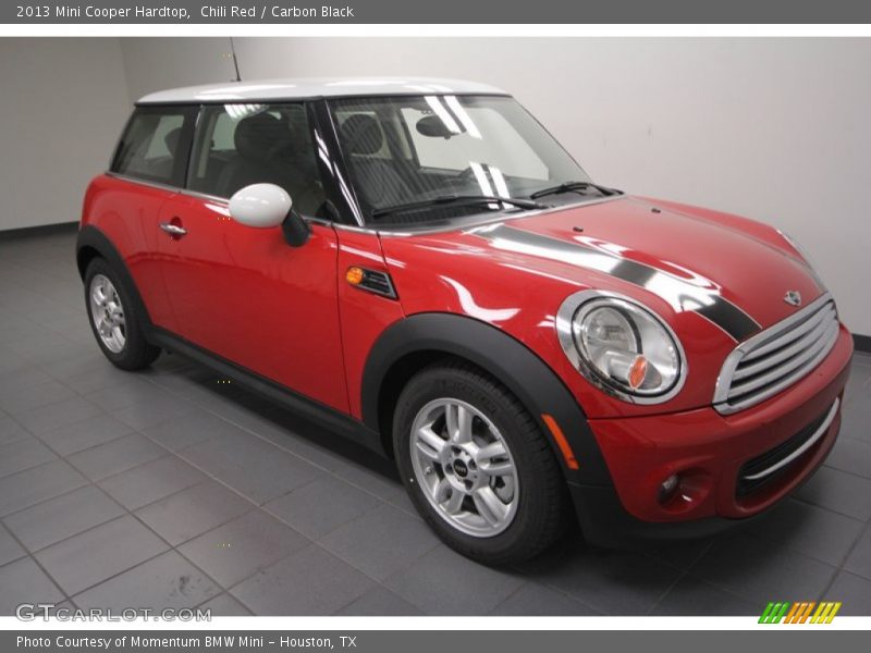 Chili Red / Carbon Black 2013 Mini Cooper Hardtop