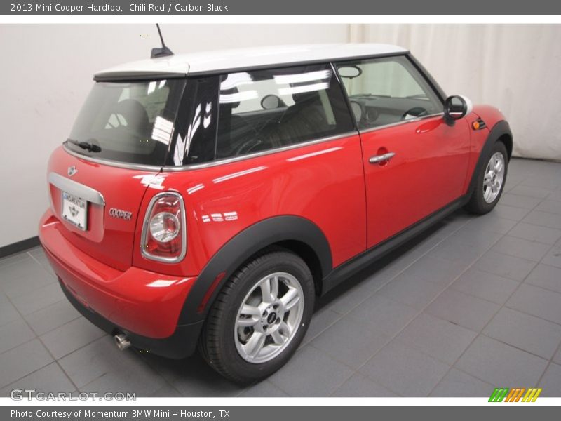 Chili Red / Carbon Black 2013 Mini Cooper Hardtop