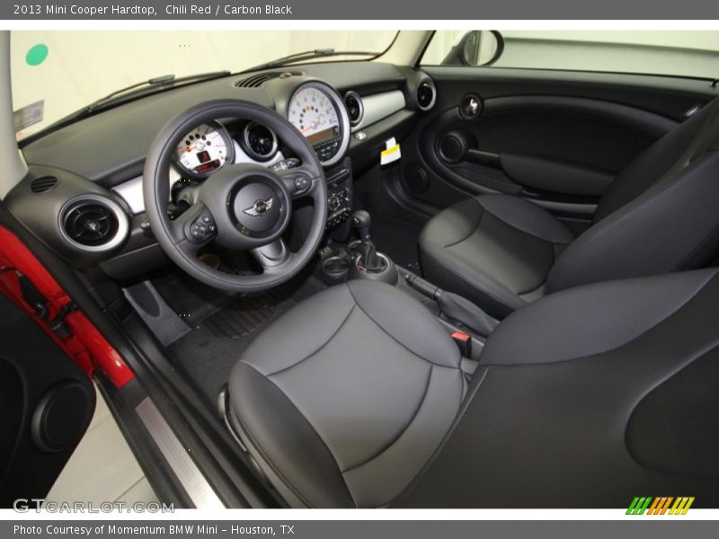 Chili Red / Carbon Black 2013 Mini Cooper Hardtop