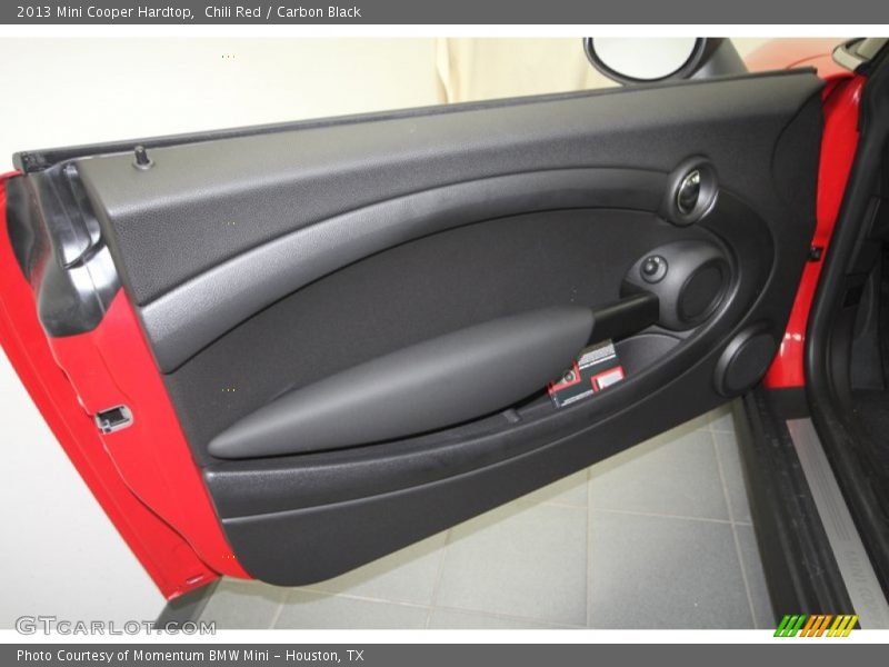 Chili Red / Carbon Black 2013 Mini Cooper Hardtop