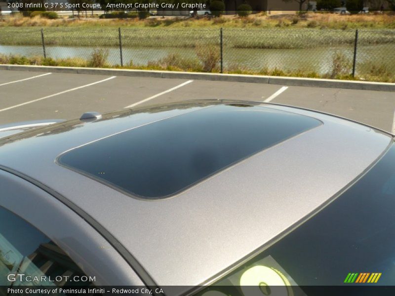 Amethyst Graphite Gray / Graphite 2008 Infiniti G 37 S Sport Coupe