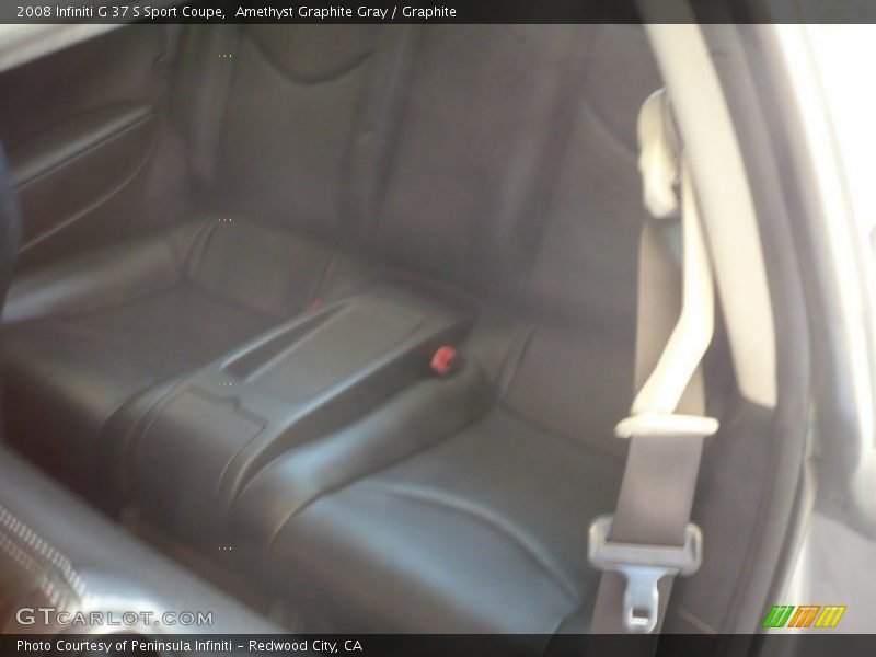 Amethyst Graphite Gray / Graphite 2008 Infiniti G 37 S Sport Coupe