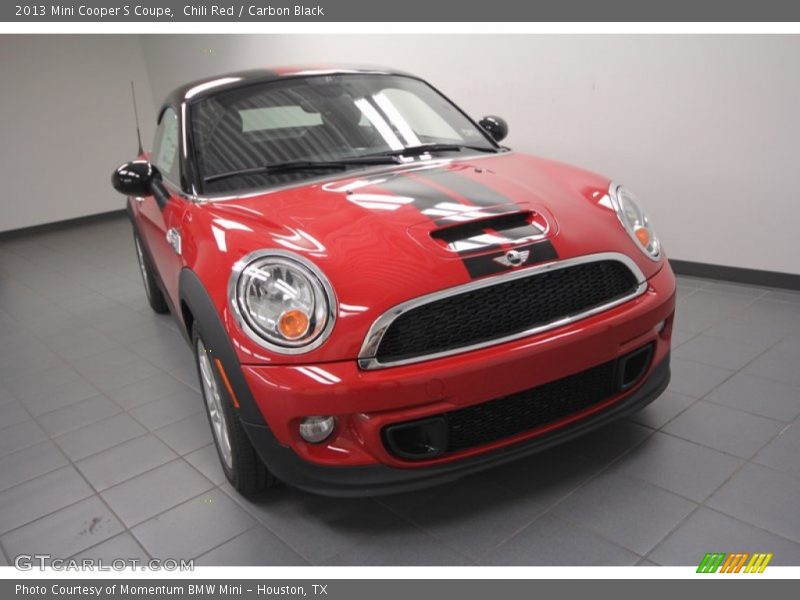 Chili Red / Carbon Black 2013 Mini Cooper S Coupe