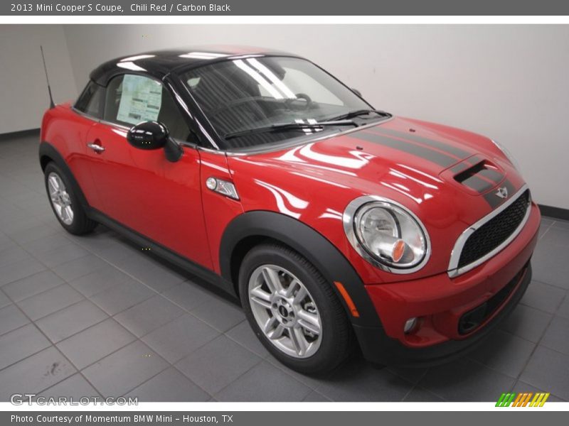 Chili Red / Carbon Black 2013 Mini Cooper S Coupe