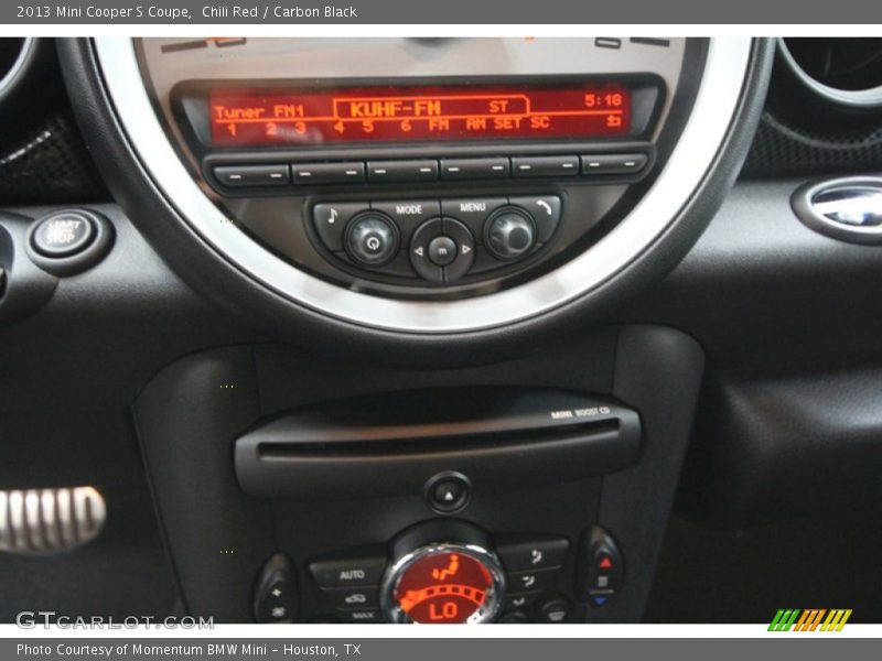 Controls of 2013 Cooper S Coupe