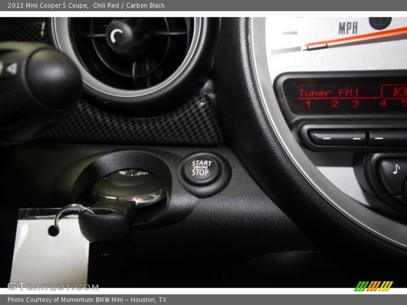 Chili Red / Carbon Black 2013 Mini Cooper S Coupe