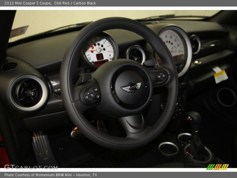 Chili Red / Carbon Black 2013 Mini Cooper S Coupe