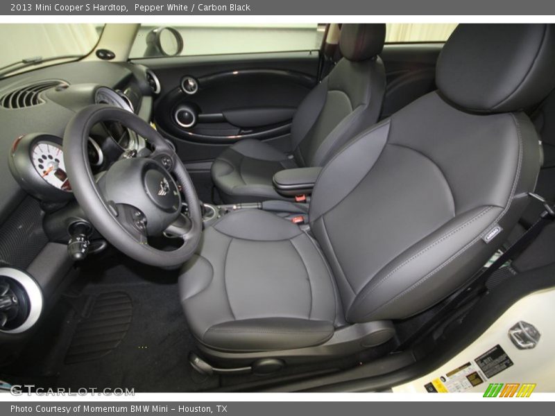 Pepper White / Carbon Black 2013 Mini Cooper S Hardtop