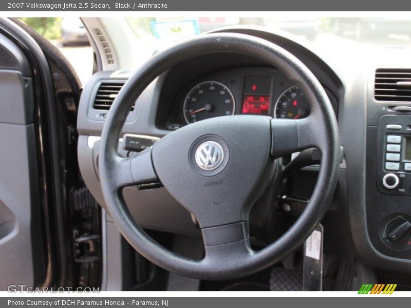 Black / Anthracite 2007 Volkswagen Jetta 2.5 Sedan