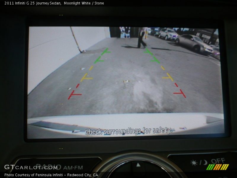 Moonlight White / Stone 2011 Infiniti G 25 Journey Sedan