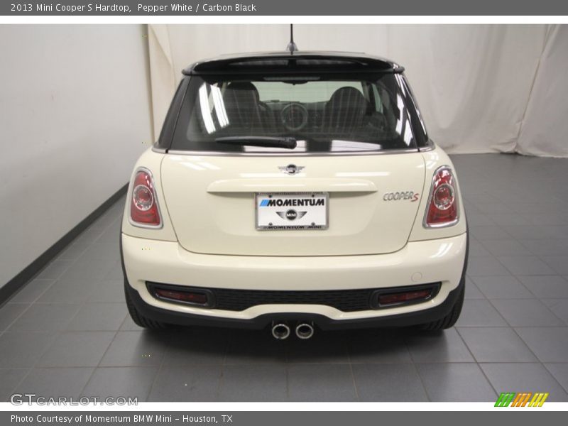 Pepper White / Carbon Black 2013 Mini Cooper S Hardtop